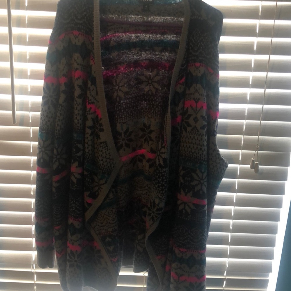 Multi colored cardigan